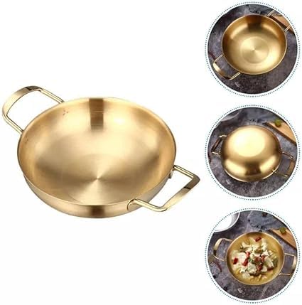 Gold Stainless Steel Serving Tray - Elegance and Luxury in Serving Size 28