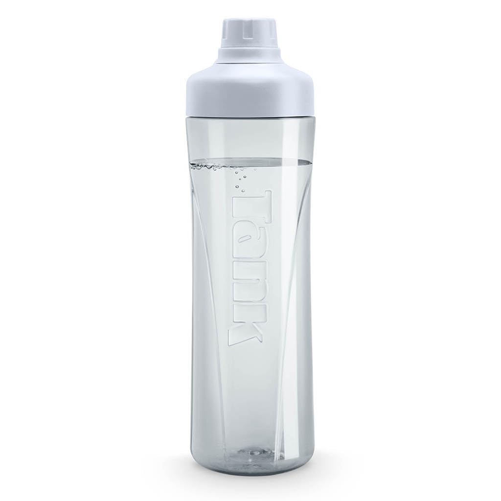 Tank Tritan Plastic Water Bottle 800mL, Light Grey, BPA Free