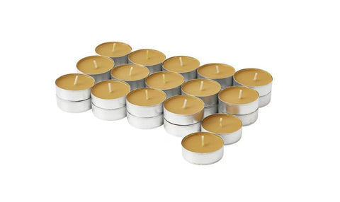 I-K-E-A Bratton Scented Candles, Spring Herbs, Yellow - Brown, 3 1/2 Hours