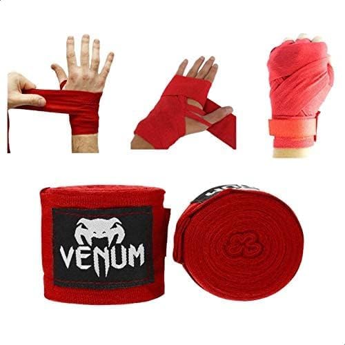 TRUE FIT®-Venum boxing hand wraps, 2 pieces - red