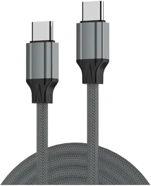 Ldnio LC441C 100W USB-C to USB-C Fast Charging Cable,1Meter PD 3.0 Power Delivery Data Cable, High-Speed Charger Cord for MacBook, iPad Pro, Samsung and USB-C Devices – Gray