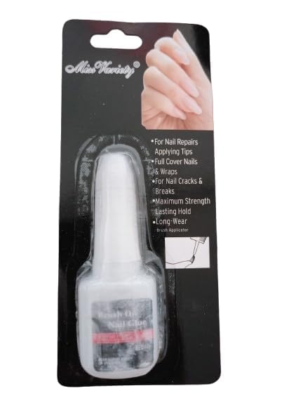 MySouq-Store Mirage Glue for Nails, a Bottle With an Inner Brush [2 Pcs] (2)