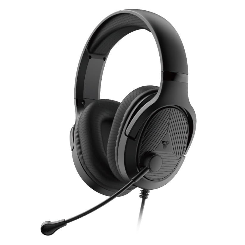 For FANTECH MH88 TRINITY Gaming Headset Stereo, Lightweight & Durable, Noise-Reduction Mic – 50mm Speaker Unit, in-line control, 3.5mm jack For Mobile, PC, PS 4/5 | Black