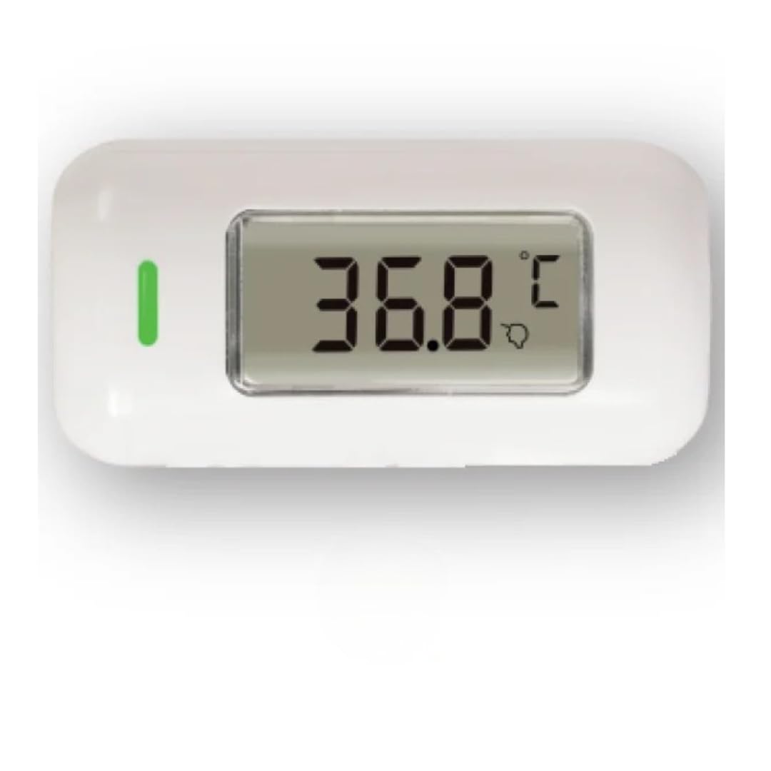 Granzia SamsonTemp Digital Thermometer - High Accuracy, Fast Reading, Fever Alarm, for Oral, Underarm & Rectal Use - White