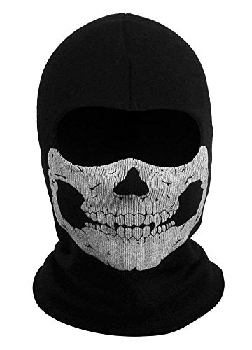 Cafele Balaclava Skull Ghost Mask Ski Mask Skeleton Face Scarf Neck Gaiters for Men Motorcycle Cycling Outdoor