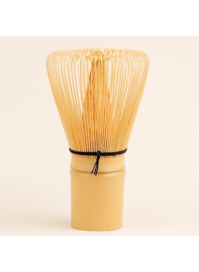 Traditional Handmade Bamboo Matcha Whisk (Chasen) – 70–76 Prongs Japanese Matcha Tea Frother for Preparing Green Tea Powder with Authentic Ceremony-Style Foam
