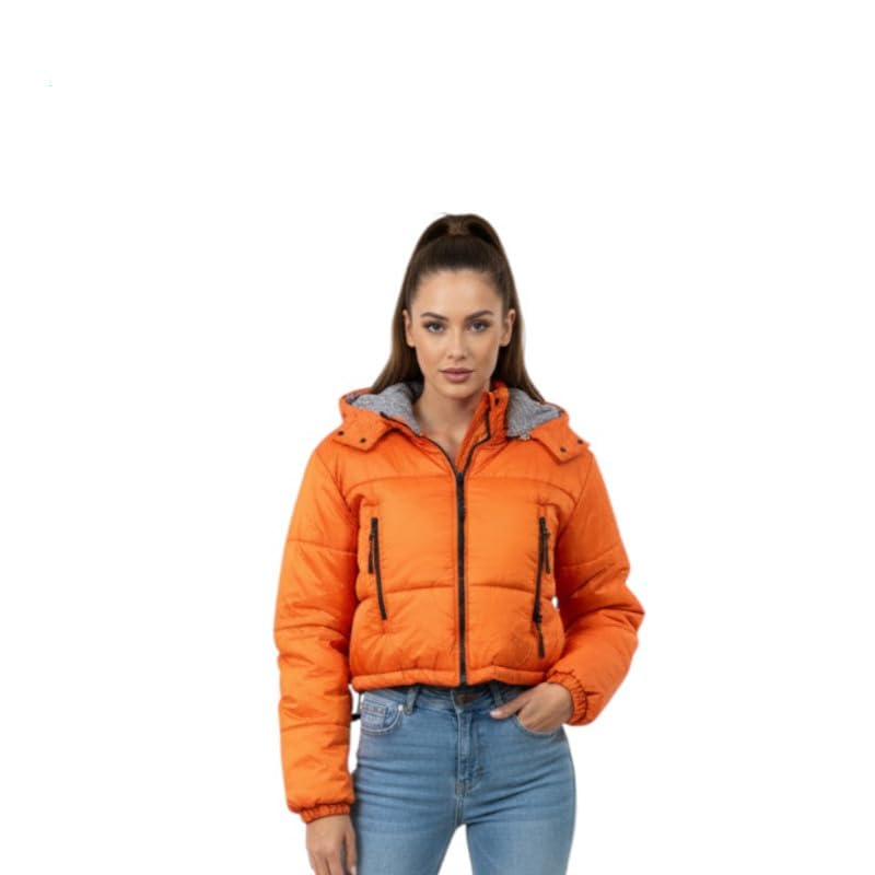 Lavera Elegant Short Jacket for Women - Orange