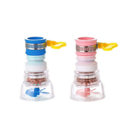 2 Pcs Faucet Filter Set, 360 Rotating Water Faucet Extender, Adjustable Water-Saving Purifier for Kitchen Bathroom Sink, Tool-Free Easy Installation