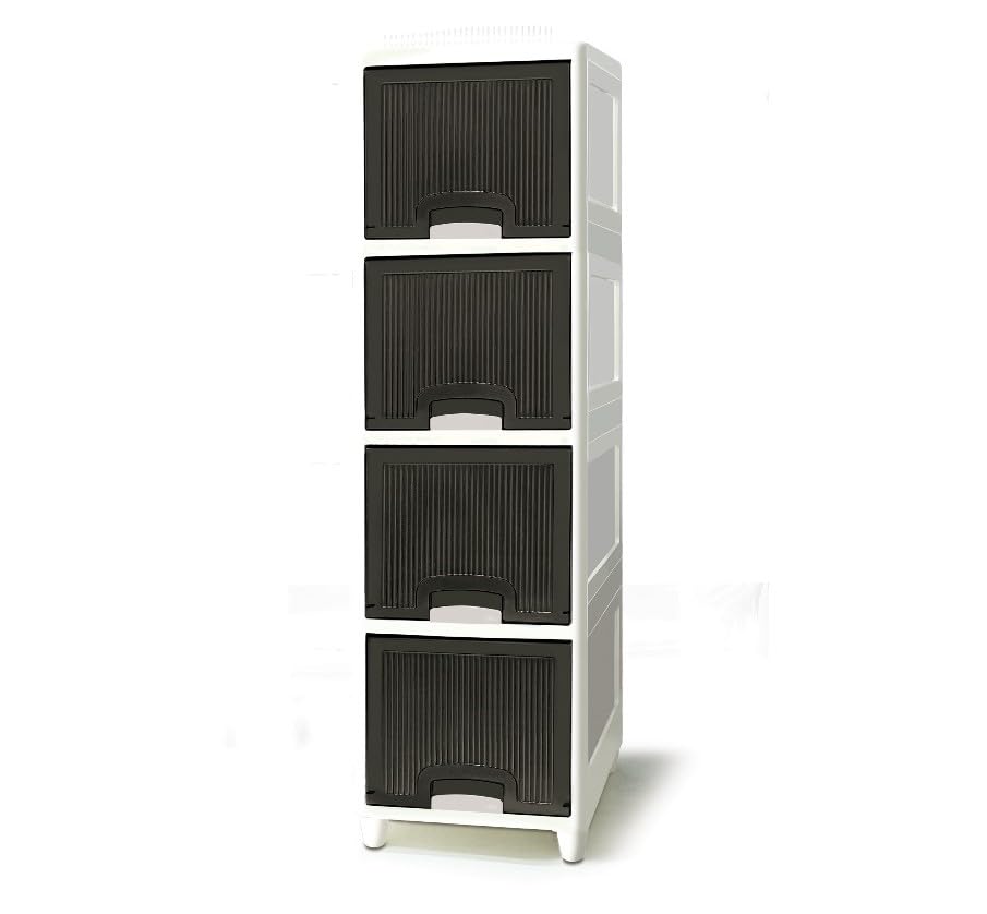 ELWATANIA PRIME ORGANIZER 4 DOOR WHITE * BLACK