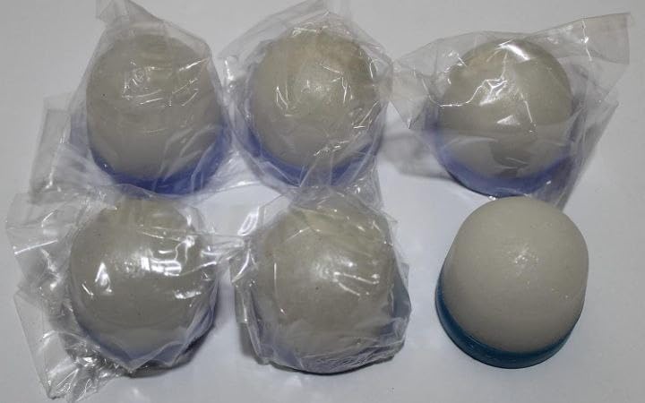 Similar Skin Deodorant Natural Alum Stone Coated and Equipped with Plastic Frame - 6 Pieces