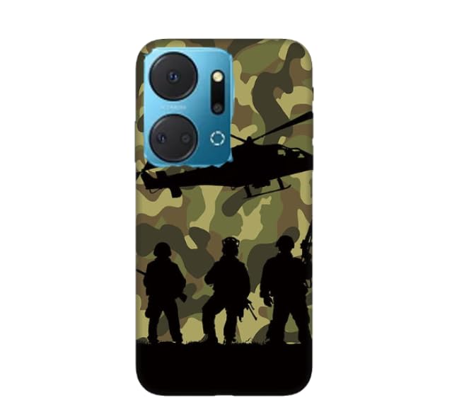 New design number 10101 Silicone Printed mobile case compatible with Honor X7a