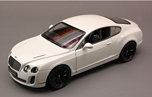 Bentley Continental SUPERSPORTS 2010 White 1:24 Welly Car Road Model Die Cast