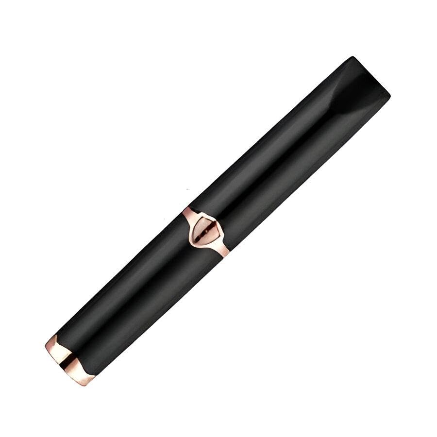 Heat Lash Curler - Ultra‑fast heated eyelash curler delivering a perfect curl in 10 seconds, compact rechargeable design with USB port, soft silicone tips, sleek black finish, ideal for daily glam.