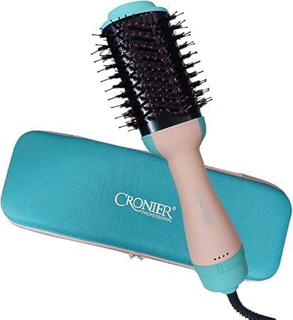 Hair Dryer Brush 2500W, One Step Hot Air Brush and Comb for All Hair Types, Multifunctional 3 Levels, CR-8210