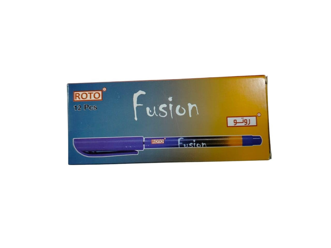 Roto Fusion Pen 0.7 mm Pack Of 12 Pcs. - Blue