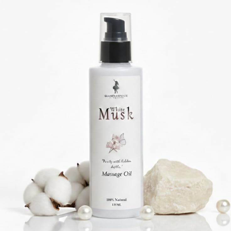 Glamour D Nour White Musk Massage Oil 125 ml