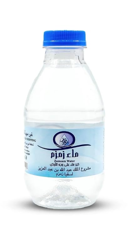 Zamzm Zam Zam Blessed Water, Holy, Unflavored, 4 x 335ml Bottles, Perfect for Spiritual Occasions and Everyday Use (12 * 250 مل)