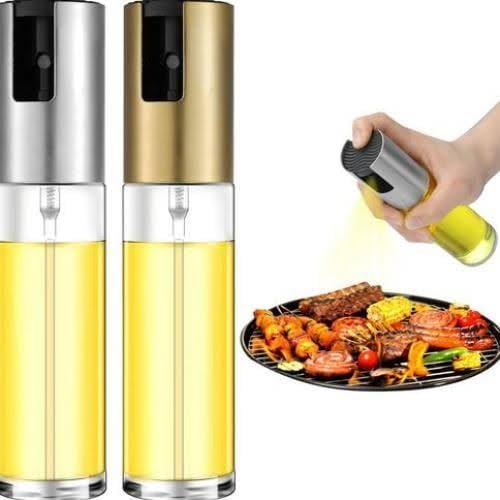 Oil Sprayer for Cooking(2pcs), Olive Oil Sprayer Bottle for Salad, BBQ, Kitchen Baking, Roasting, Air Fryer [Set of 2]