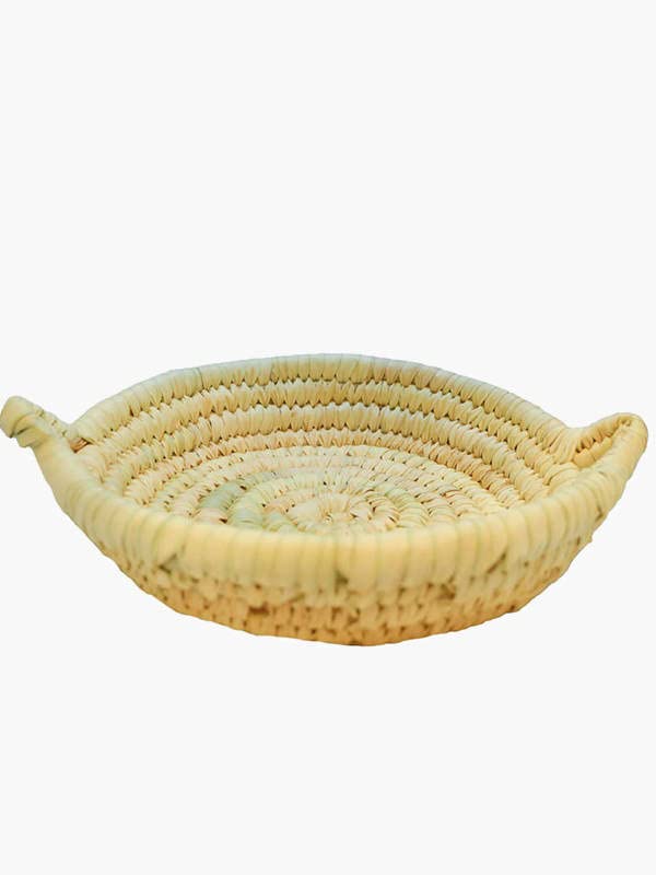 Egypt Antiques Arid The Palms 100% Natural Handmade 24"H 6cm Round Plate