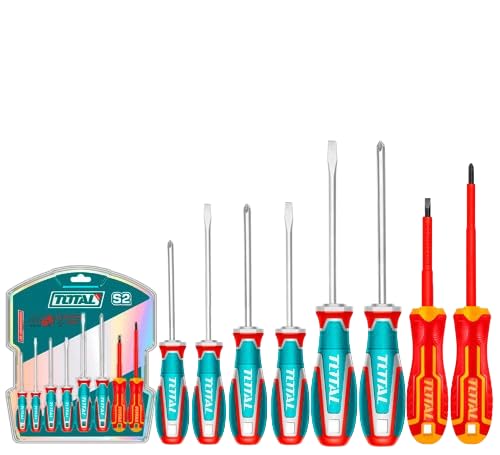 total Screwdriver set, 8 pieces, 1000 volt magnet TKSDS0836