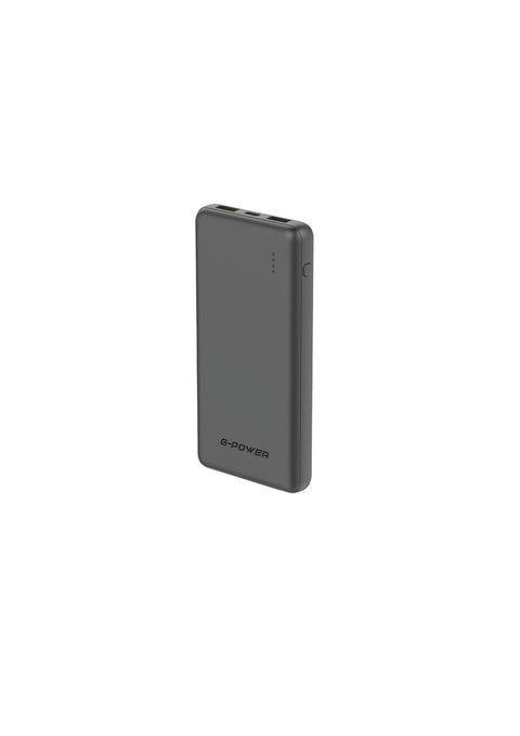 G-Power GP-PB014 10000mAh Power Bank - 3 Ports (2USB & Type-C) With LED indictor - Black