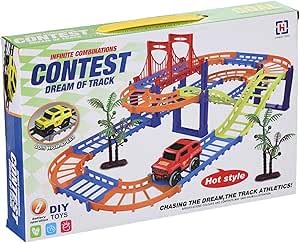 TRUE FIT®- Car track toy kids infinite combinations contest dream of track