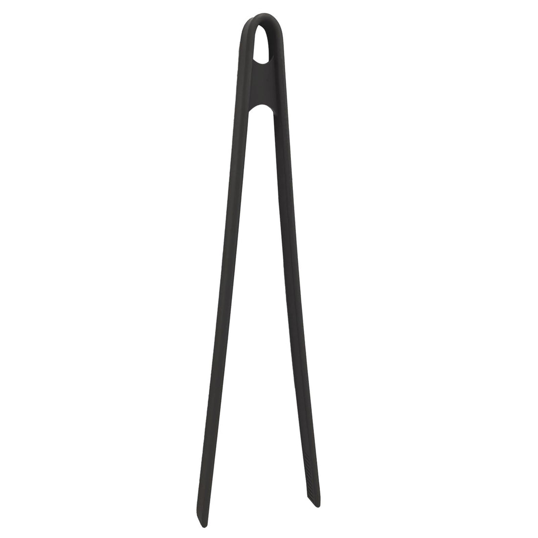 1Pcs Silicone Toaster Tong, 11.6 Inch Long Silicone Kitchen Tong for Toaster Cooking Utensil Bread Waffle Tong Food Tweezer Black Toast Tong for Cooking Serving Bacon Salad Fruit Food, SATONBEYI