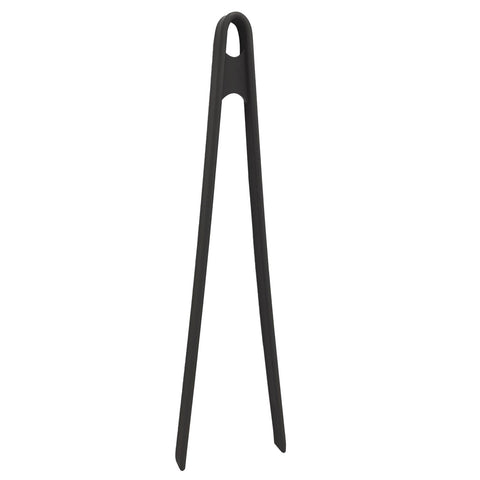1Pcs Silicone Toaster Tong, 11.6 Inch Long Silicone Kitchen Tong for Toaster Cooking Utensil Bread Waffle Tong Food Tweezer Black Toast Tong for Cooking Serving Bacon Salad Fruit Food, SATONBEYI