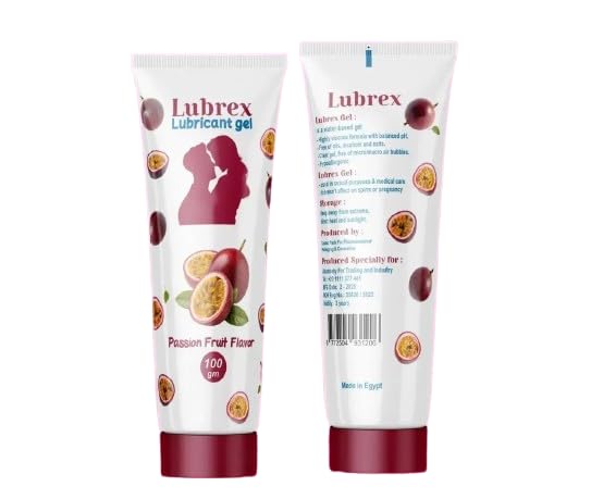 Lubrex Passion Fruit Flavoured Lubricant Gel, 100ml