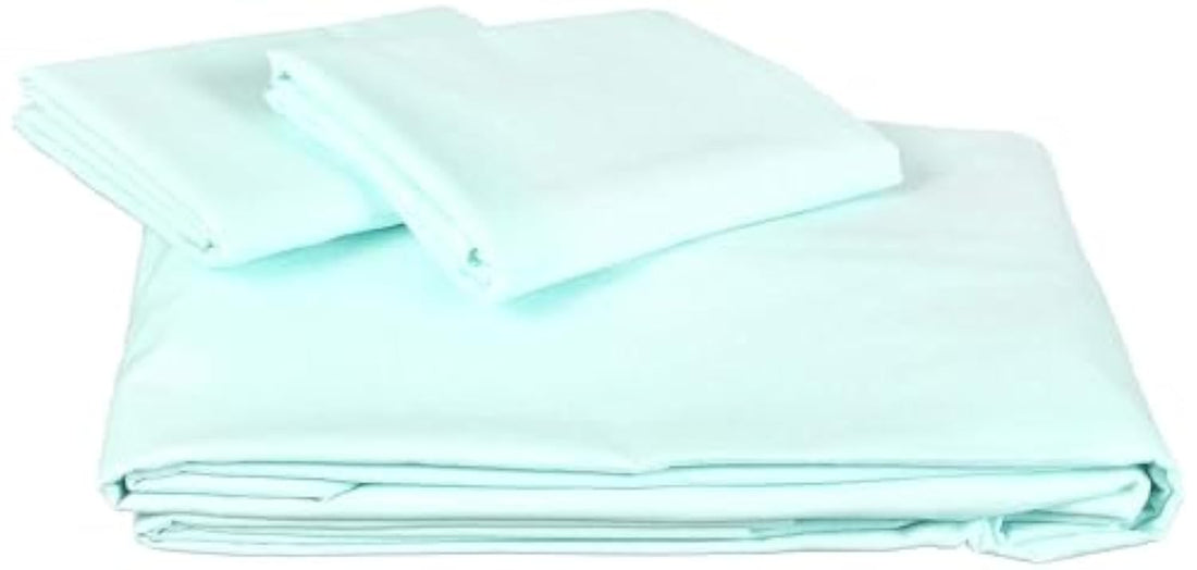 L'antique Bed Sheet Set, 3 Pieces - 240x260 cm - Mint Green