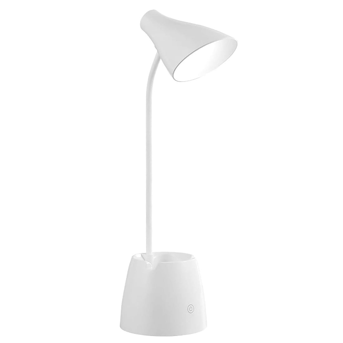 Children's Desk Lamp, 3 Colours, Continuous Brightness, Table Lamp, Bedside Lamp, 24 LED Eye-Friendly Office Lamp, Reading Lamp with Pen Holder, USB Connection Touch Desk Light