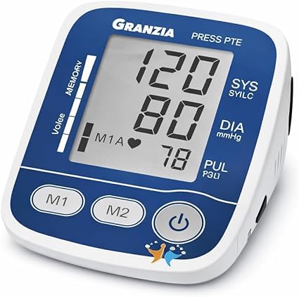 Aiteza PRO Blood Pressure Monitor, Large Screen with WHO Indicator, 180 Memories, 22-42cm Soft Cuff, Cuff Check Indicator, Storage Bag, USB Adapter, 2 Users Memory