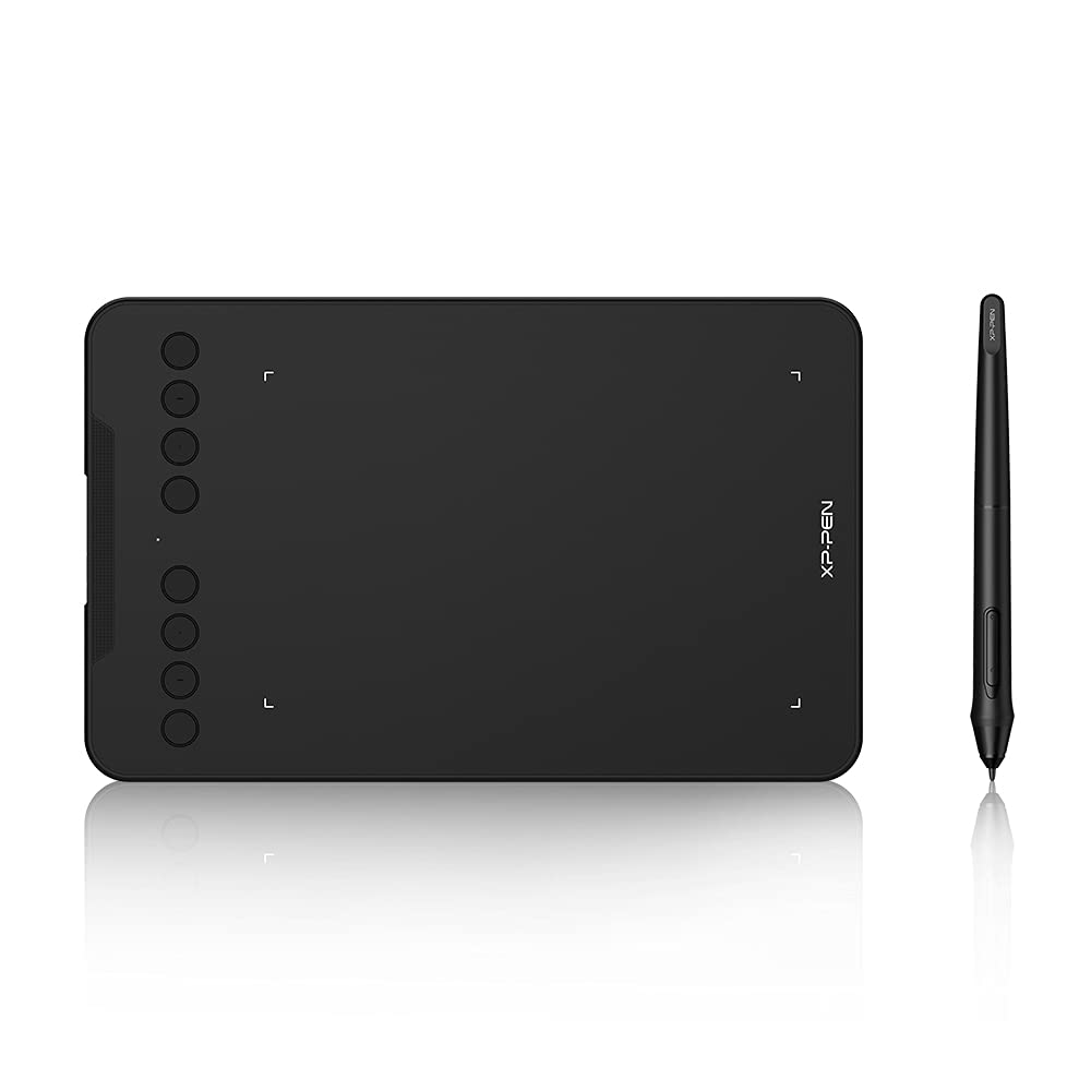 XPPen Deco Mini7 V2 Graphics Tablet with Pen Without Battery 16384 Levels for Drawing, OSU Play, Compatible with Windows/MAC OS/Android 10.0/Chrome OS