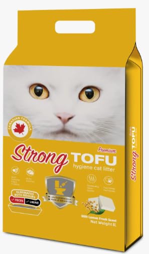 Strong Premium TOFU Hygiene Cat Litter Lemon 6L