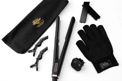 T-EB Hair Straightener - Volcano Ergonomic Design for Protein Treatments and Hair Styling