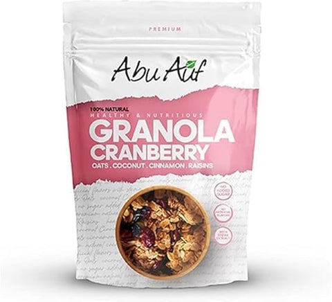 Crispy Granola with Cranberries and Raisins - 350 gm