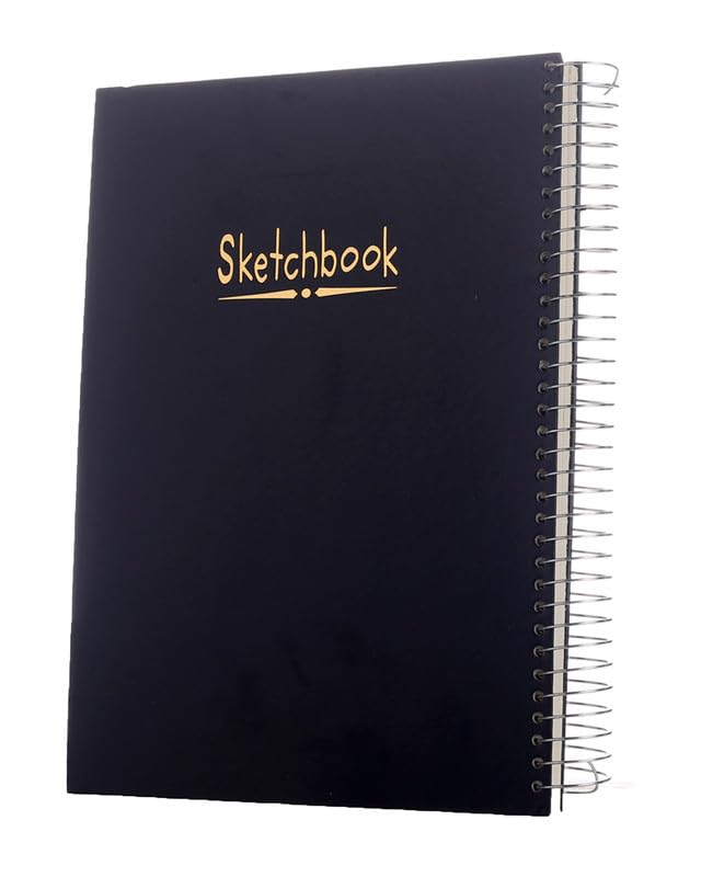 Discovery Sketch Book 100 Sheets 120 gm A4 Hard Cover - Navy C-17387