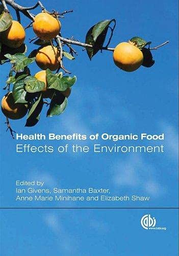Health Benefits of Organic Food ,Ed. :1