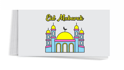 10 pcs Ramadan Eid Mubarak Money Envelopes For Kid # 0006