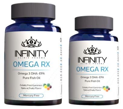 Infinity 0meg Rx plus Gum Offer 60 Pieces + 30 Pieces
