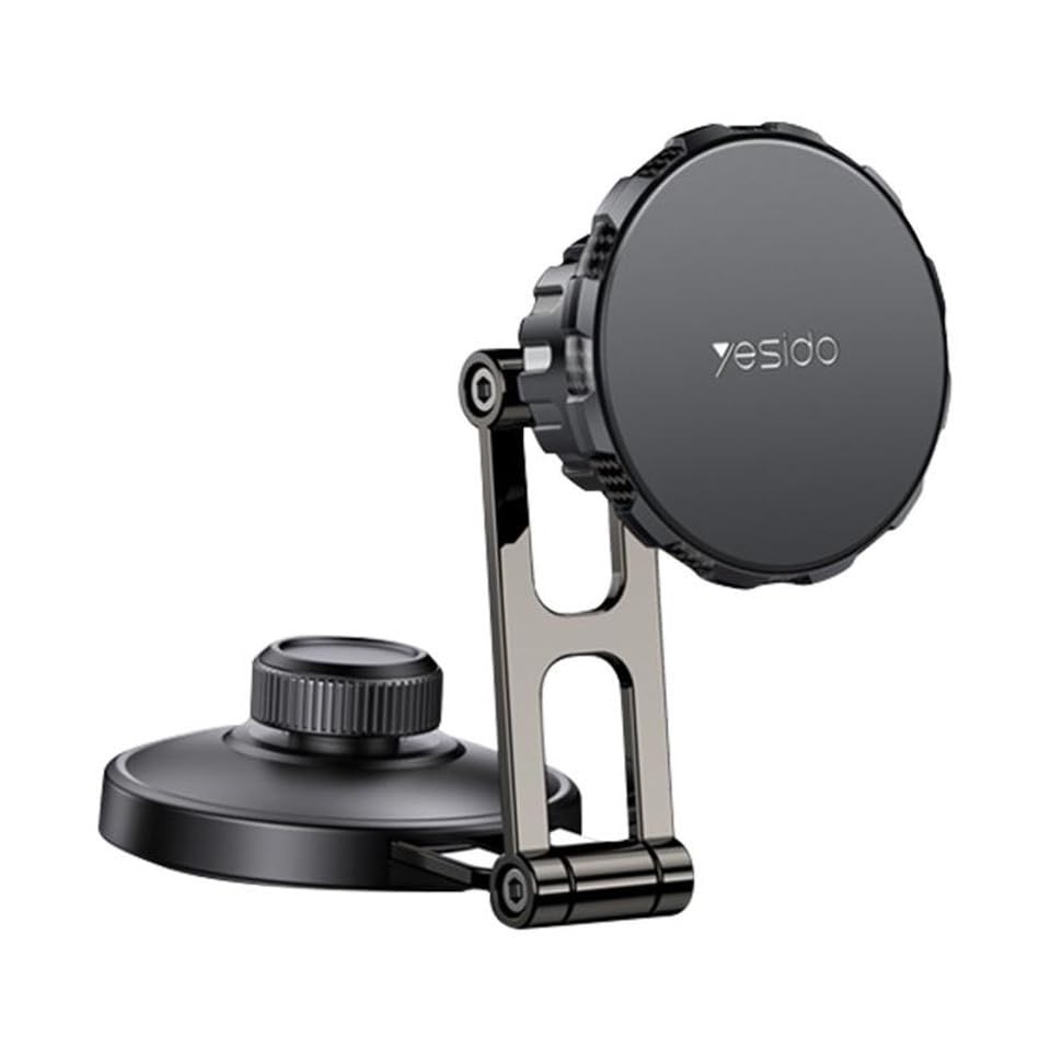 Yesido C198 Car Phone Mount Holder, 360 Degree Rotation, Stretchable Zinc Alloy Arms