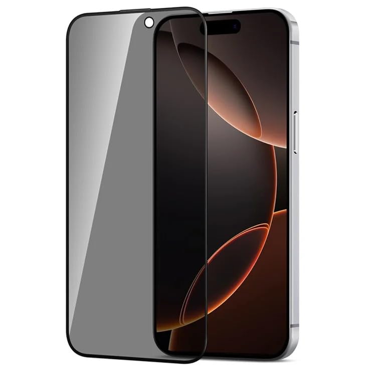 Joyroom 2.5D Tempered Glass Screen Protector for iPhone 16 Pro Max, Black