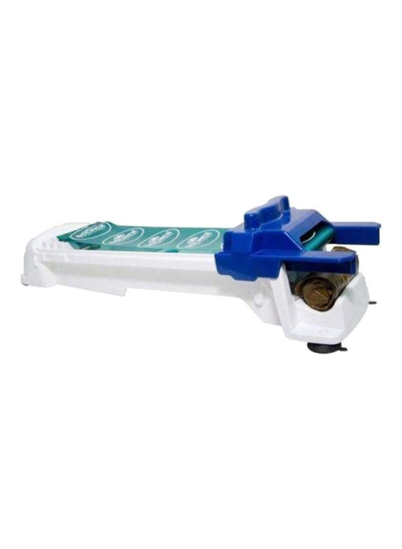 Grape Leaves Rolling Machine, White/Blue
