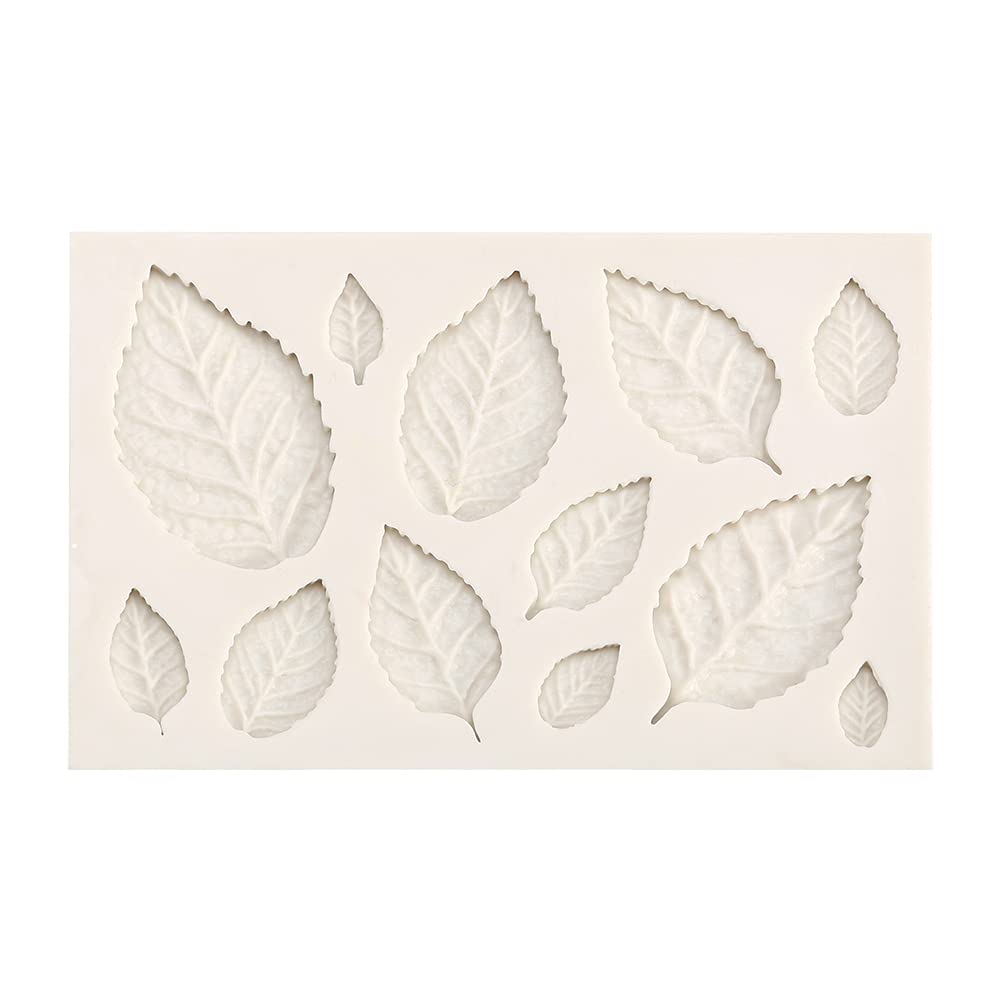 Leaf Silicone , Food Grade Silicone Baking Mould, Flexible and Non Stick Leaves Fondant Cake , DIY Cake Decorating Tools for Wedding Cake Decoration, Sugarcraft