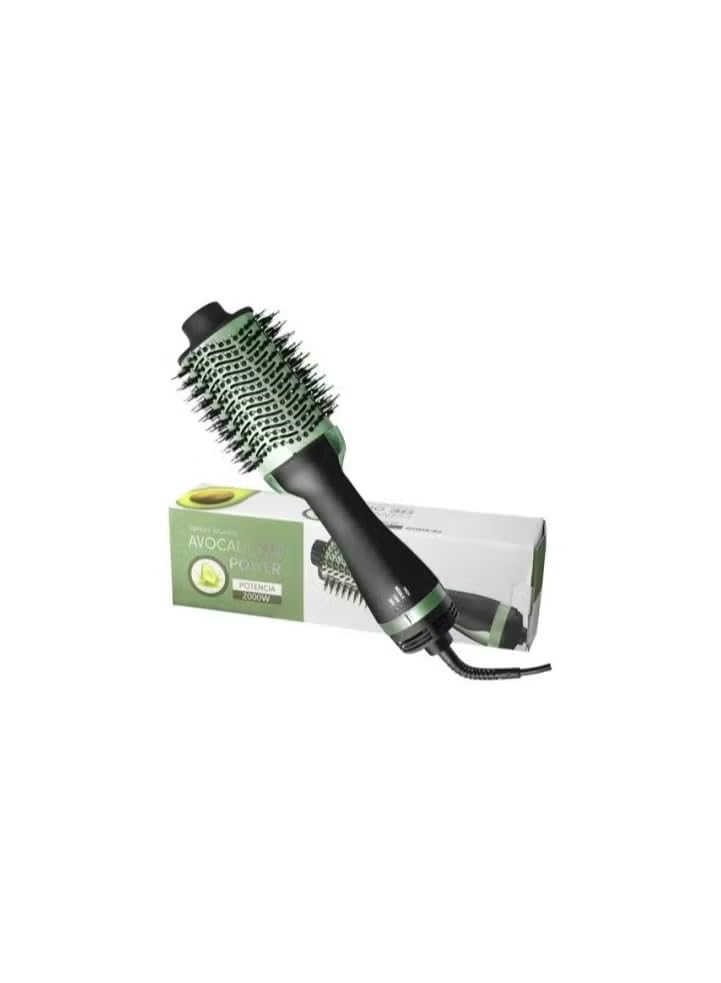 3D Power Avocado Smart Hair Dryer and Styler Brush 2000W