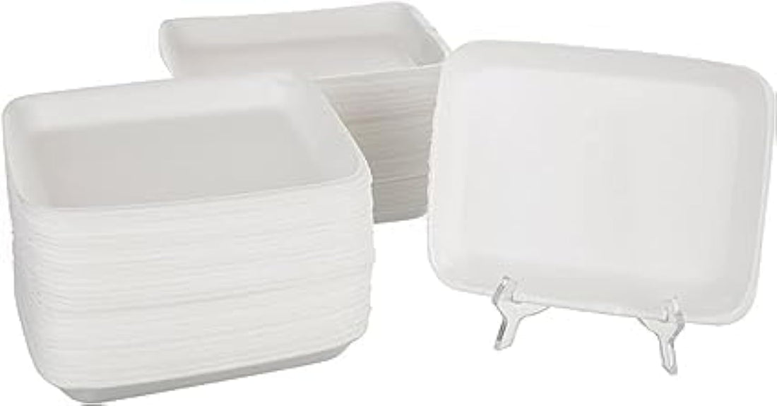Disposable foam dishes Unbreakable (50 pices)