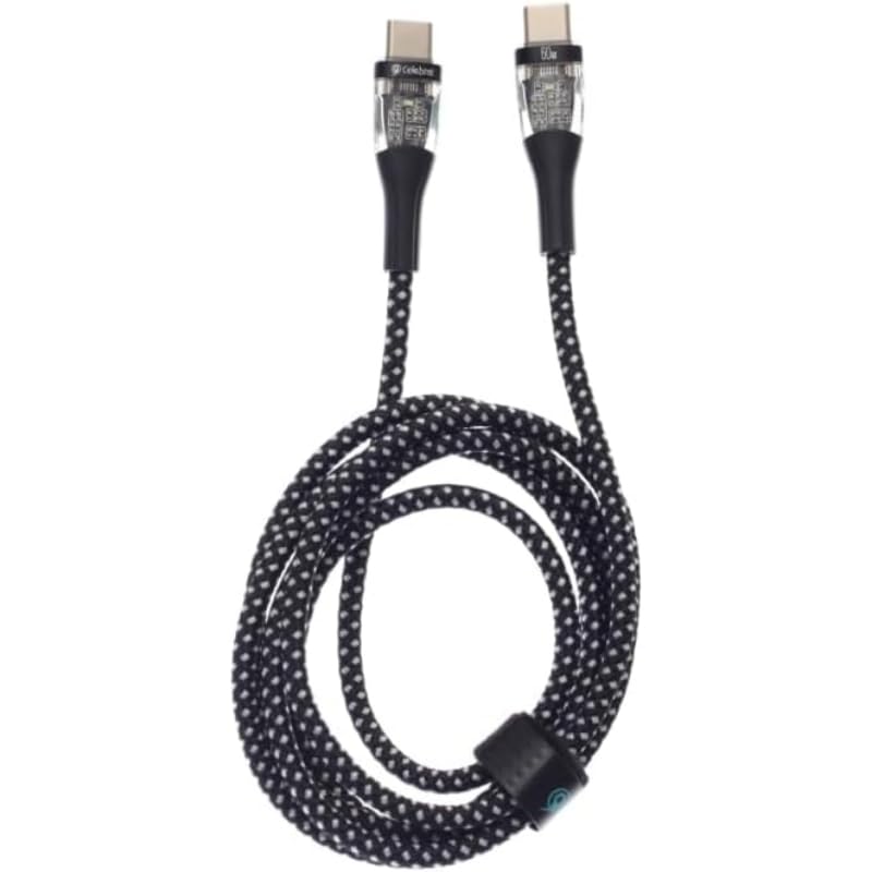 Yison Celebrat HB-15 Portable Type-C To Lightning Fast Charge And Data Transmission Cable With Braided wire Design And Practical Fits Mobile Phone 20W /480mbps /1200mm - Black