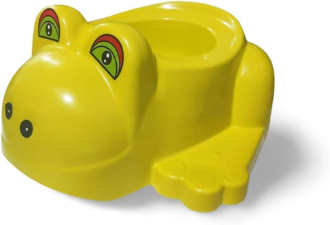 Comfortable and Safe Baby Potty – Potty Training with Attractive Design – Multicolor & Shapes Perfect for Early Training (Yellow Frog)