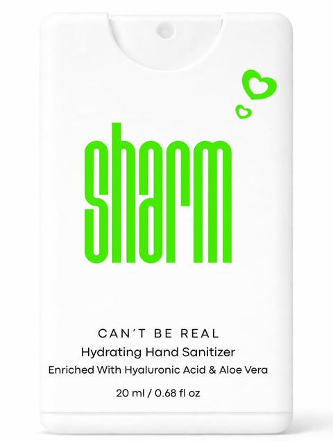 Can't Be Real Hydrating Hand Sanitizer Spray, Gentle and Moisturizing, Pocket-size, Travel-friendly, 20ml. (Sharm)