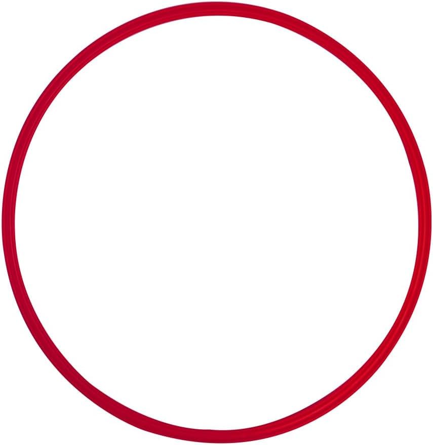 Hula Hoop Ring 60cm Single Piece – Red Color Fitness Hoop for Exercise, Training & Kids Activities